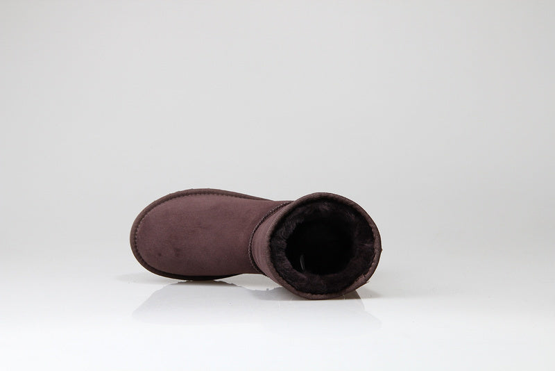 Chocolate New Classic Short Boots | Stain-Resistant – In Stock