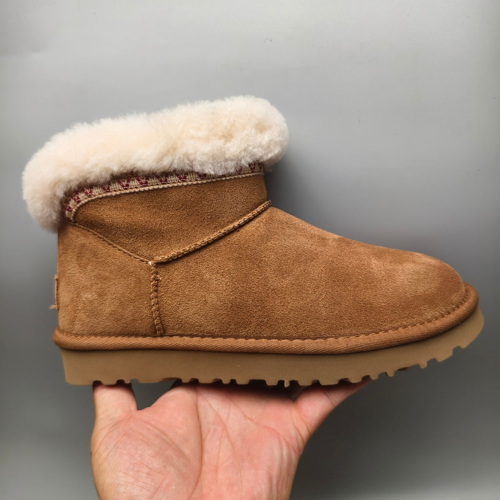 Chestnut Casual Shoes | Folk-Inspired Low-Top Style – In Stock