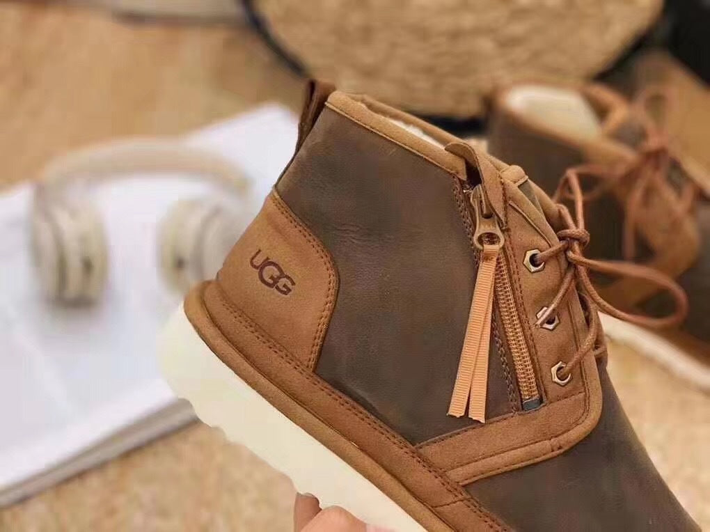 Chestnut Neum Zip-Up Shoes | Upgraded Edition