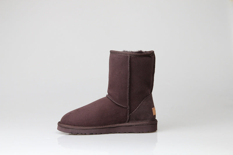 Chocolate New Classic Short Boots | Stain-Resistant – In Stock