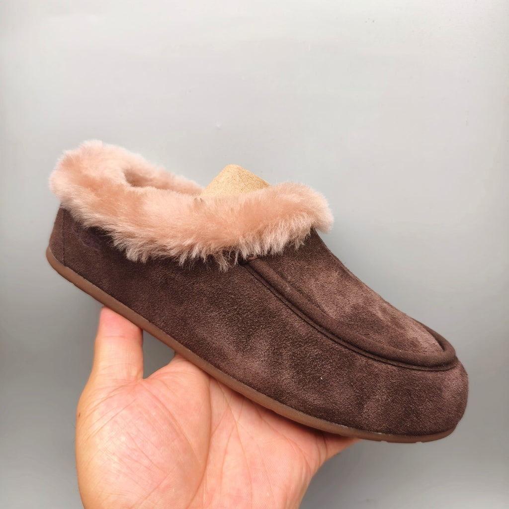 Chocolate Slip-On Casual House Shoes | In Stock
