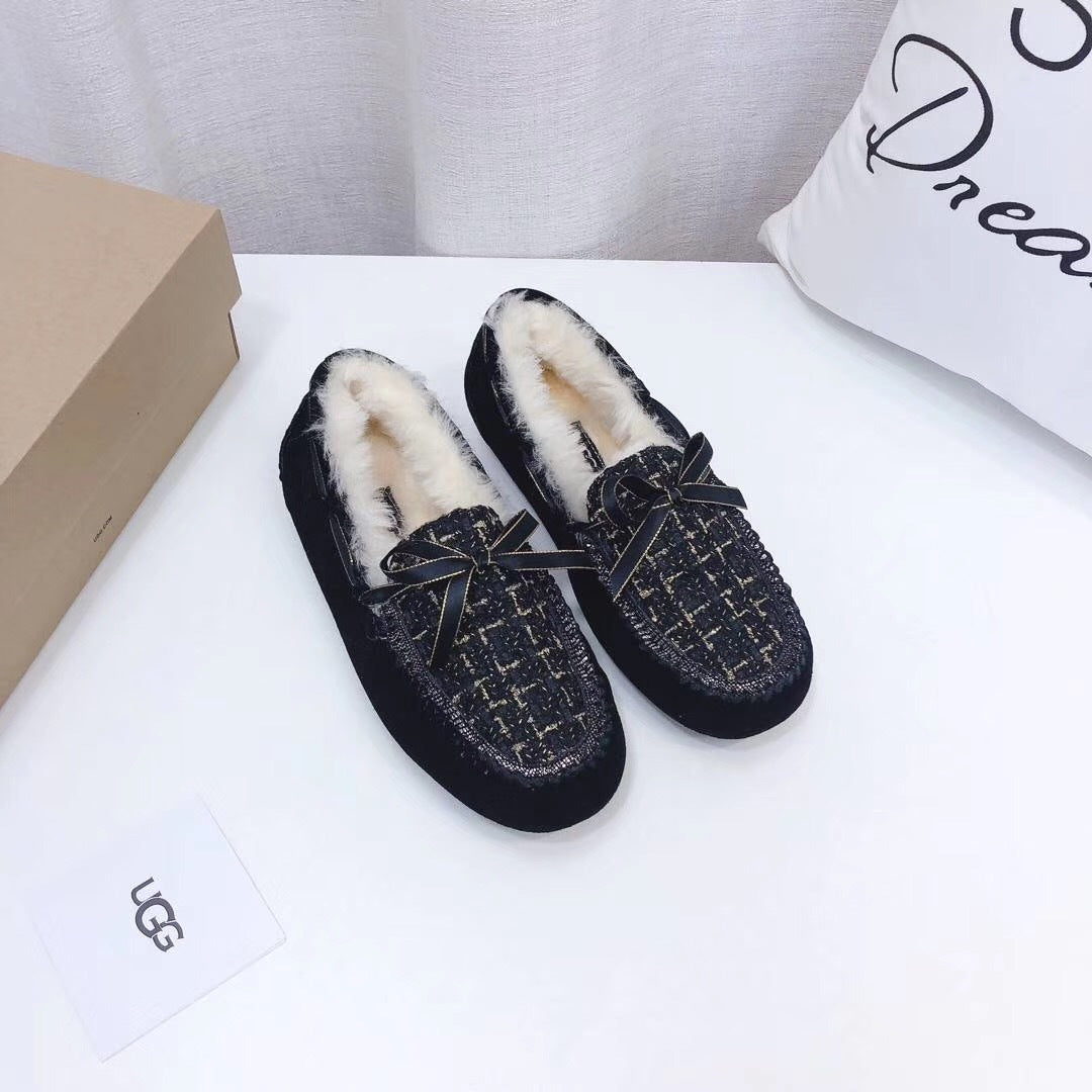 Black Women's Driving Loafers | Elegant Chic Style