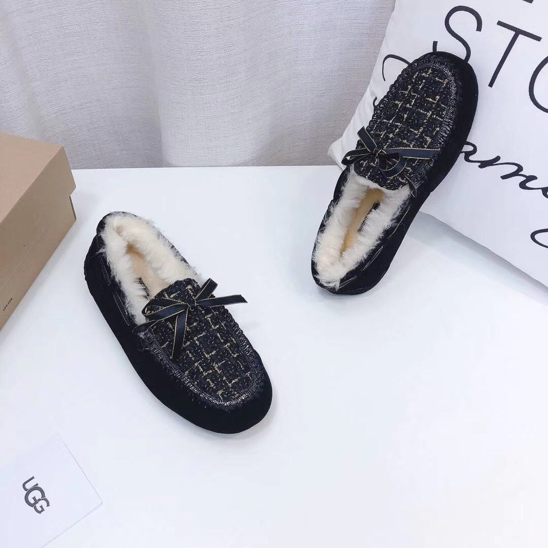 Black Women's Driving Loafers | Elegant Chic Style