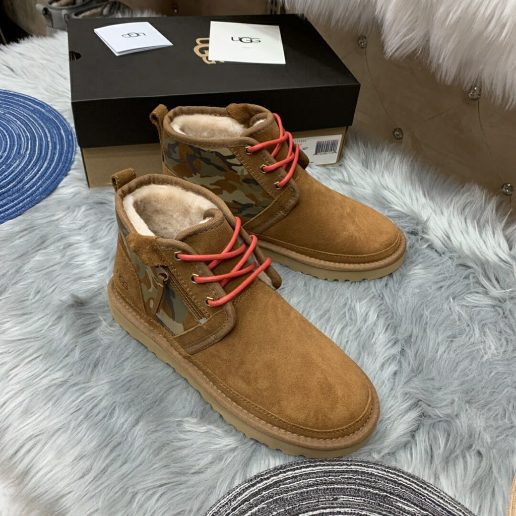 Chestnut Men's Shoes | Colorblock Camo Style – In Stock