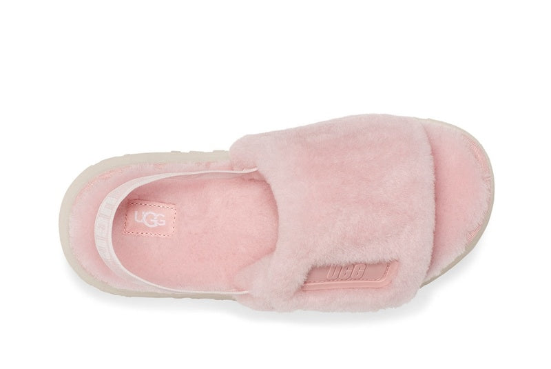 Pink Disco Fluffy Sandals | In Stock