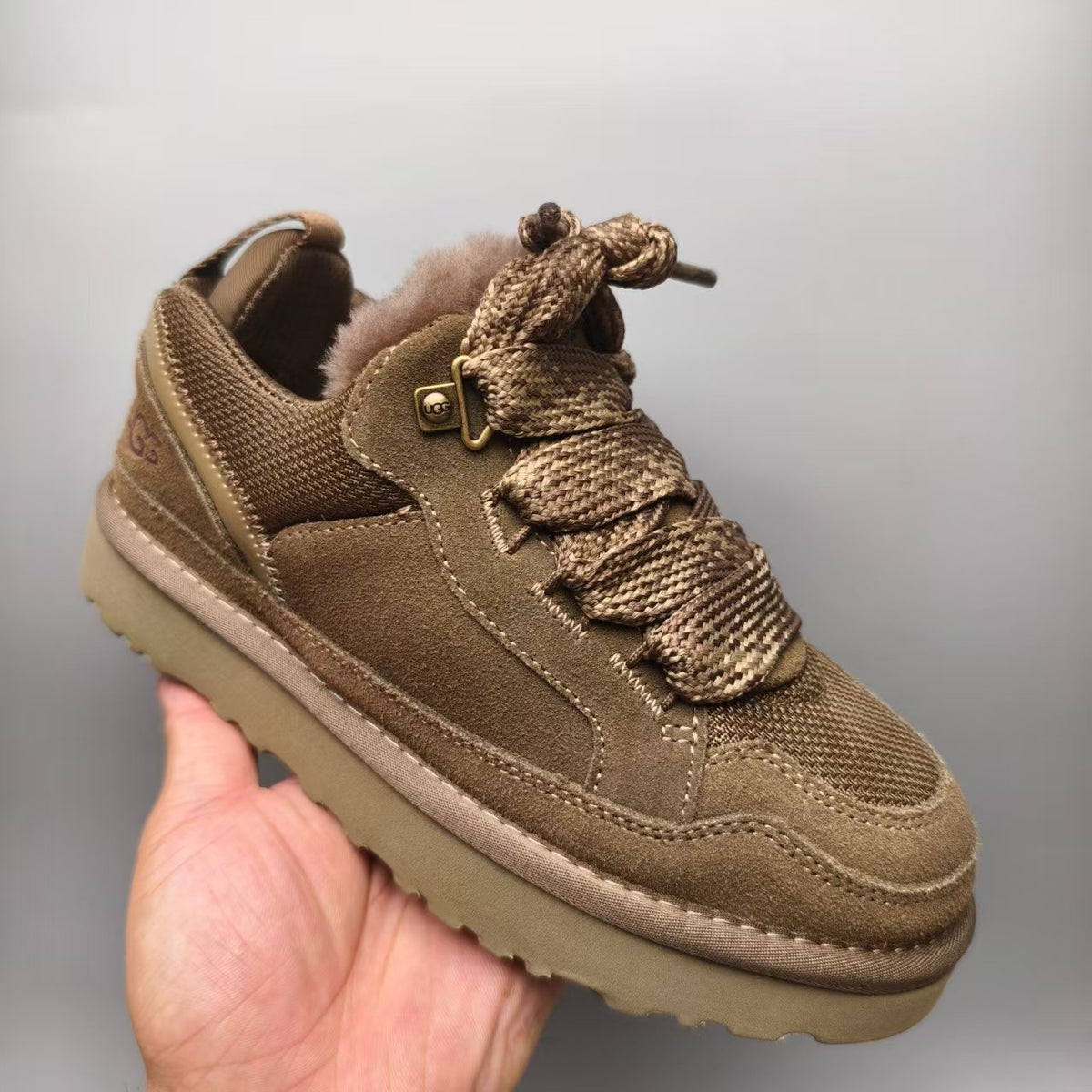 Walnut Unisex Casual Sneakers | Mesh Design – In Stock