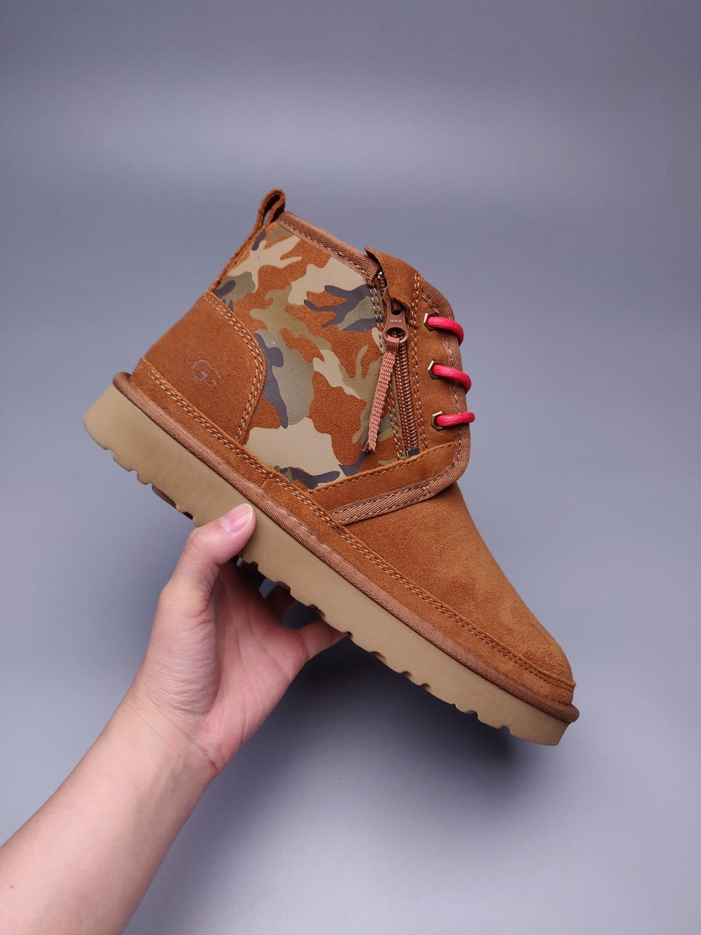 Chestnut Men's Shoes | Colorblock Camo Style – In Stock