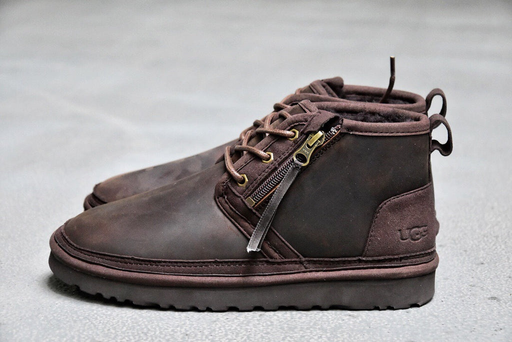 Men's Crazy Horse Leather Shoes | 3883 Zip-Up Edition