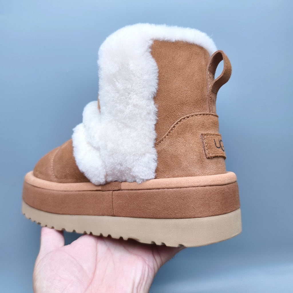 Chestnut Caterpillar Chunky Mid-Top Casual Sneakers | In Stock