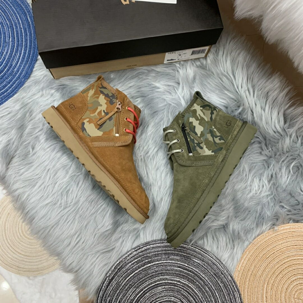 Chestnut Men's Shoes | Colorblock Camo Style – In Stock