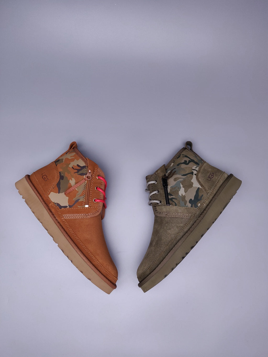 Army Green Men's Shoes | Colorblock Camo Style – In Stock