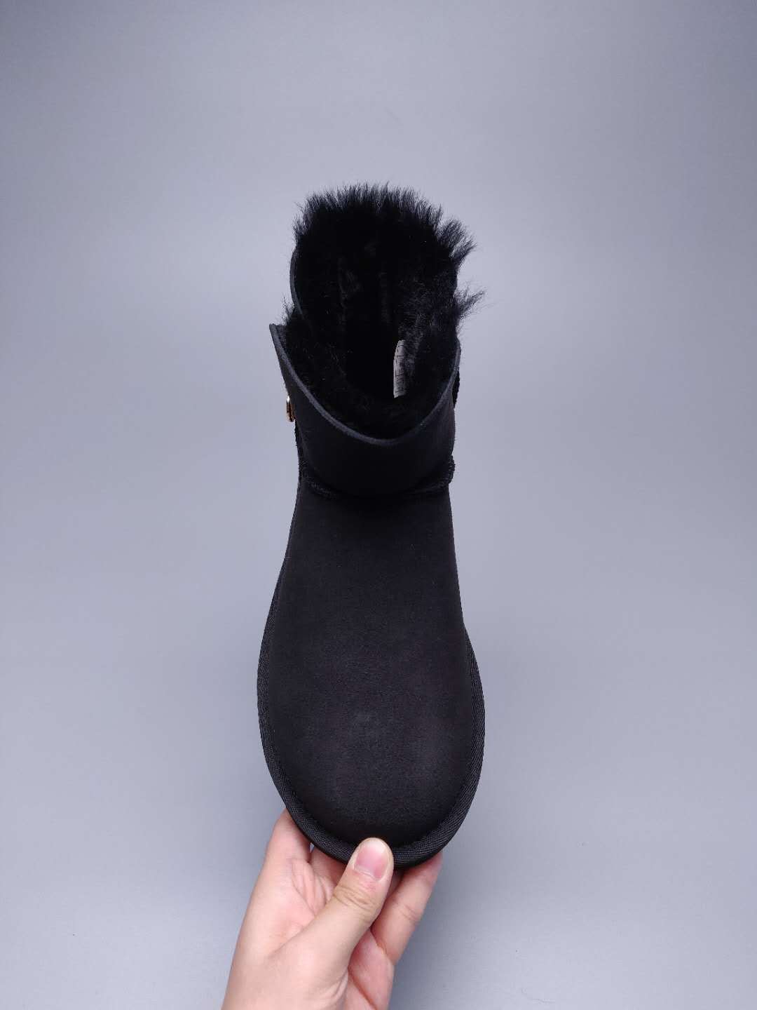 Black Side Zip Ankle Boots | In Stock