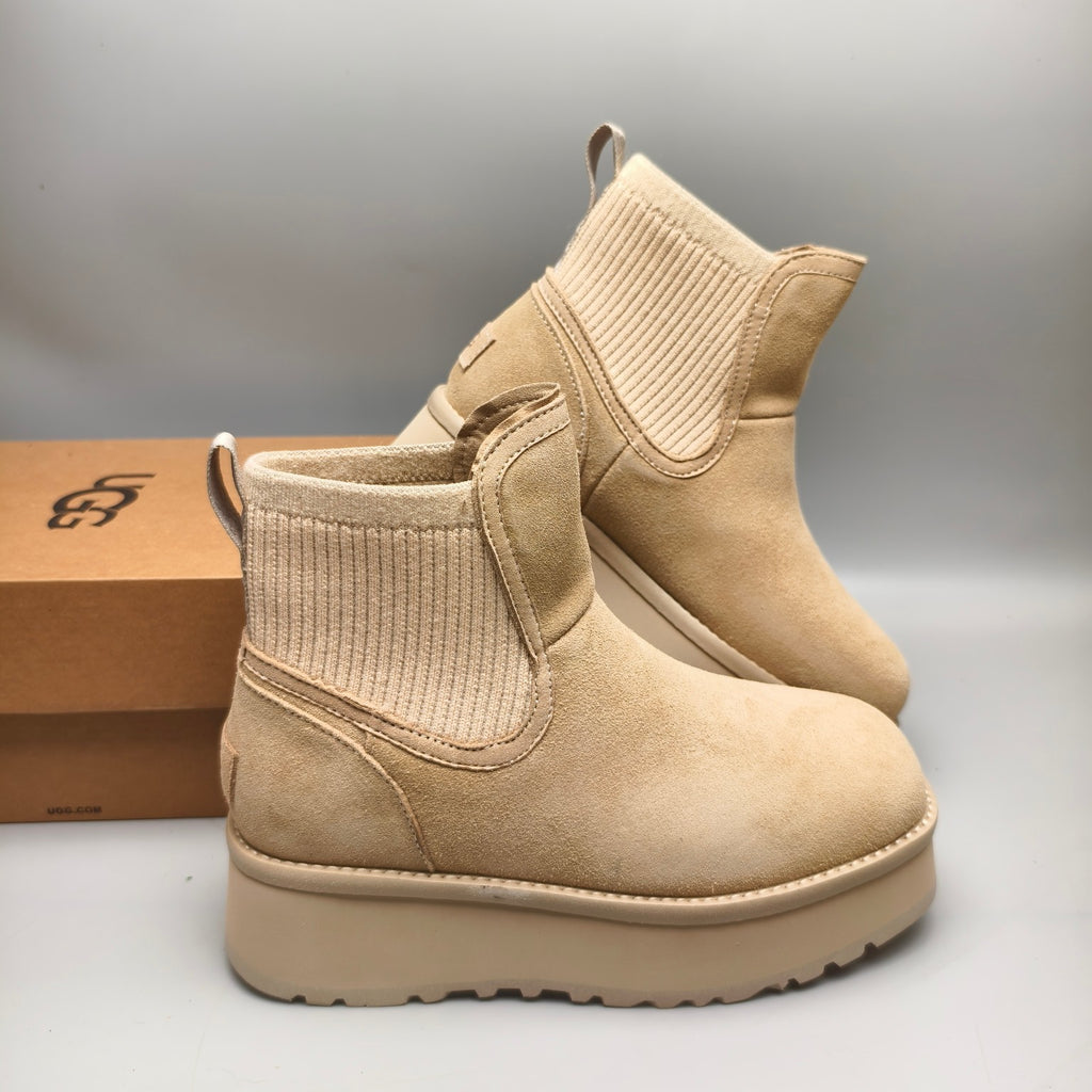 Sand 5cm Chunky Platform Fashion Sneakers | In Stock