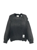 Maison MIHARA YASUHIRO sweater with a distressed finish