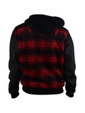 Philipp Plein checked hooded bomber jacket