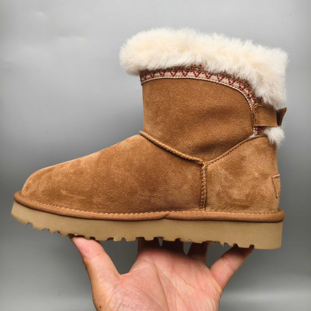 Chestnut Folk-Inspired Shoes | Back Buckle Strap – In Stock