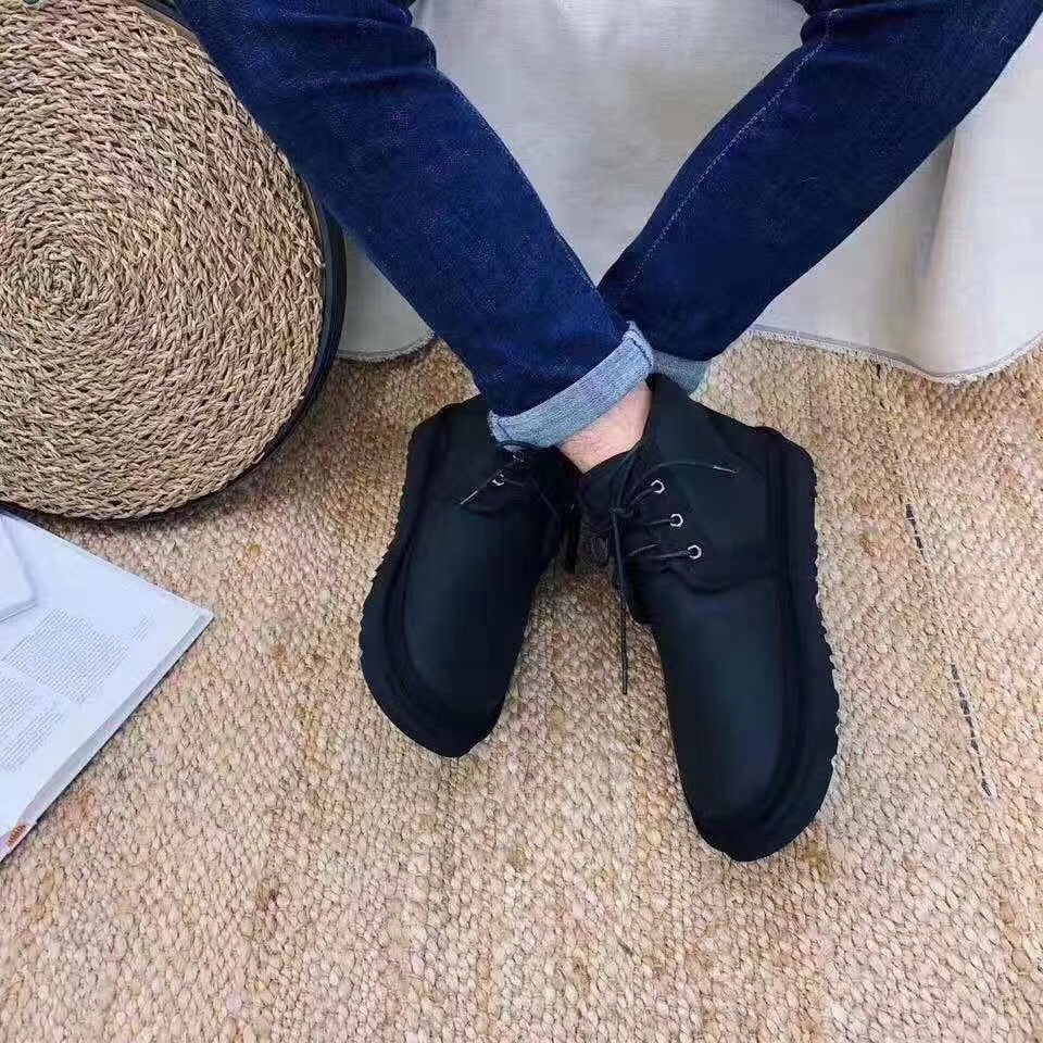 Black Neum Zip-Up Shoes | Upgraded Edition