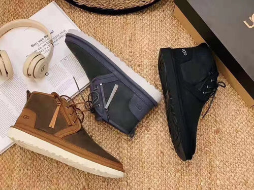Black Neum Zip-Up Shoes | Upgraded Edition