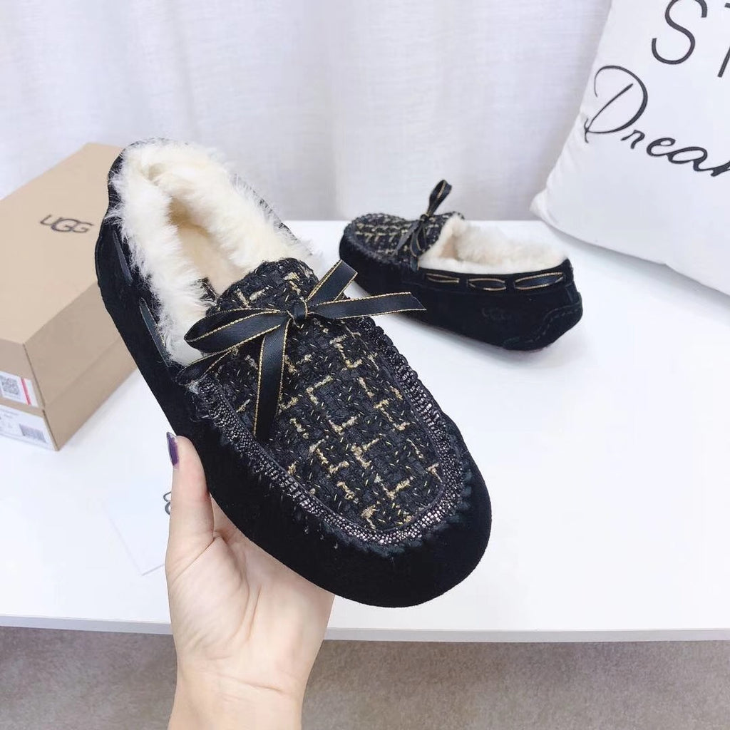 Black Women's Driving Loafers | Elegant Chic Style