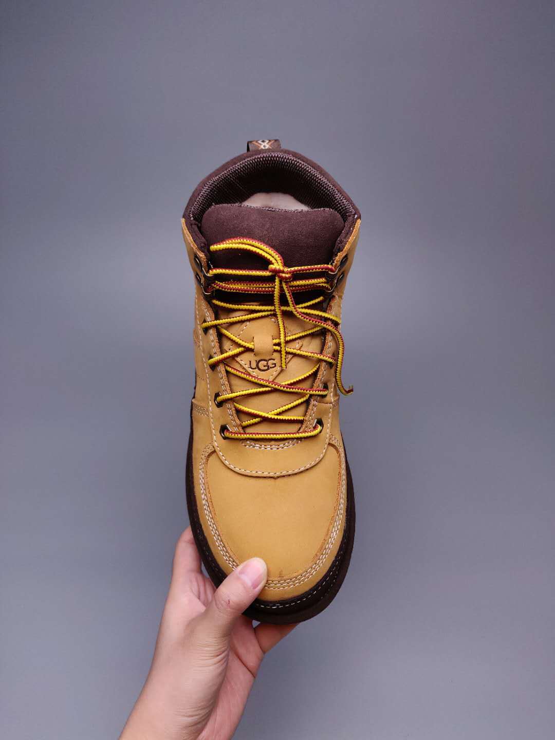 Men's Chestnut Lace-Up Casual Sneakers | Everyday Style – In Stock