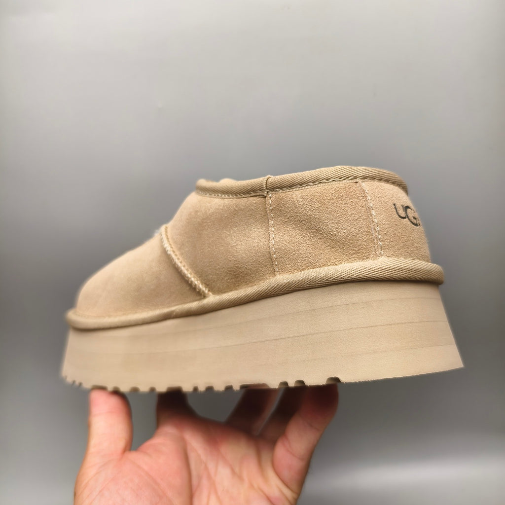 Sand Mary Jane Shoes | Chunky Platform Style – In Stock