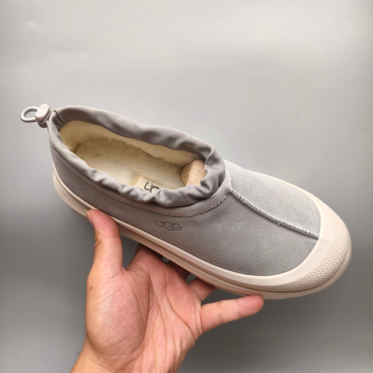 Light Grey Casual Shoes | Slip-On Street Style – In Stock