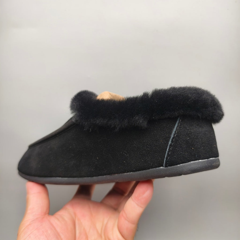 Black Slip-On Casual House Shoes | In Stock