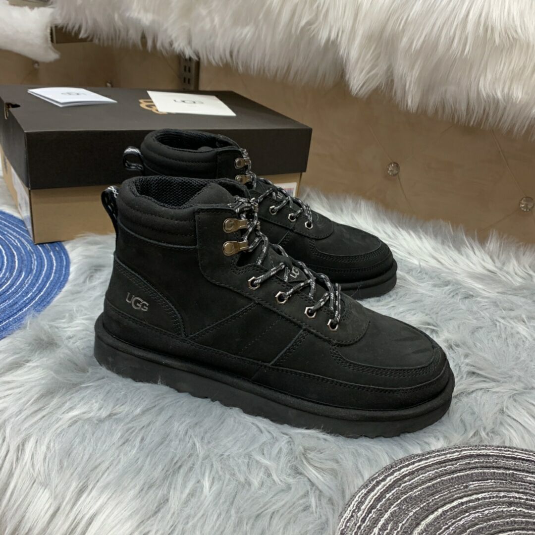 Men's Black Lace-Up Casual Sneakers | Everyday Style – In Stock