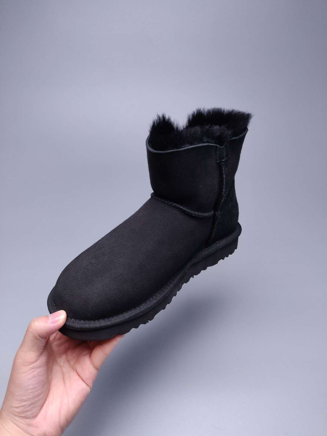 Black Side Zip Ankle Boots | In Stock