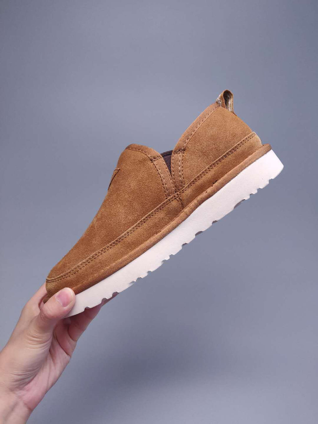 Men's Chestnut Slip-On Low-Top Sneakers | Easy Everyday Style – In Stock