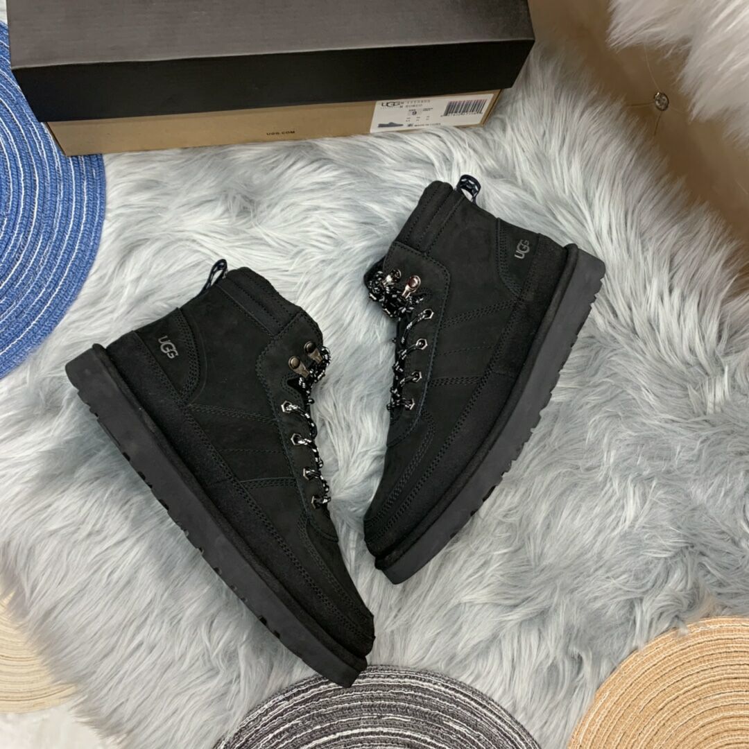 Men's Black Lace-Up Casual Sneakers | Everyday Style – In Stock