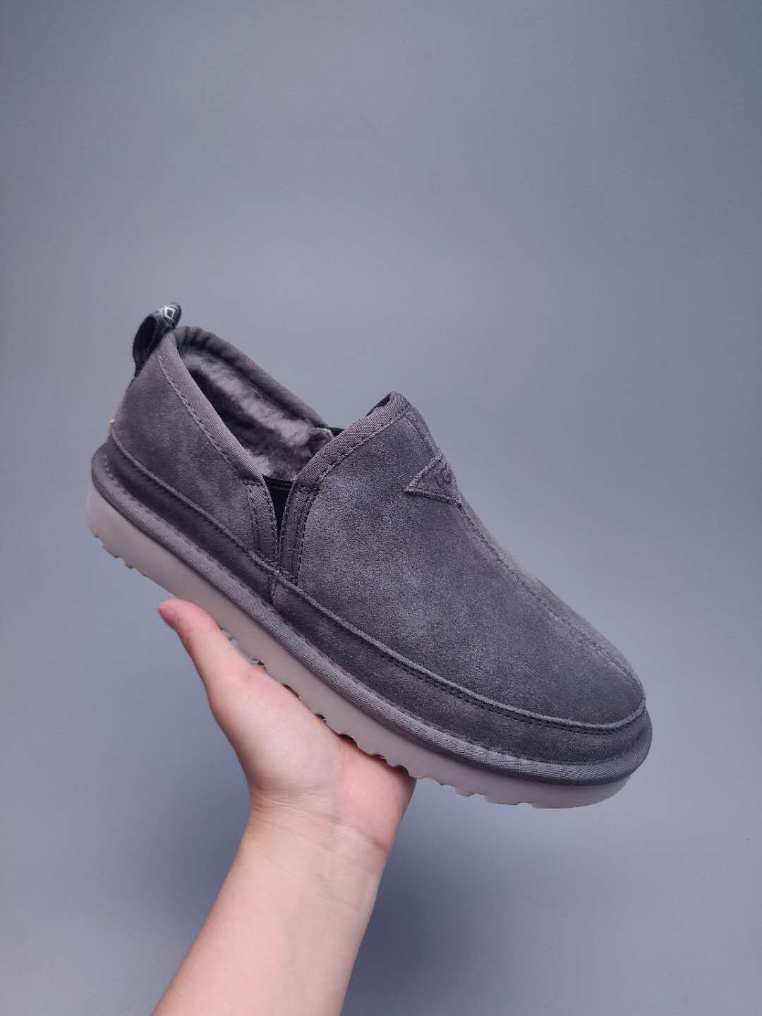 Men's Grey Slip-On Low-Top Sneakers | Easy Everyday Style – In Stock