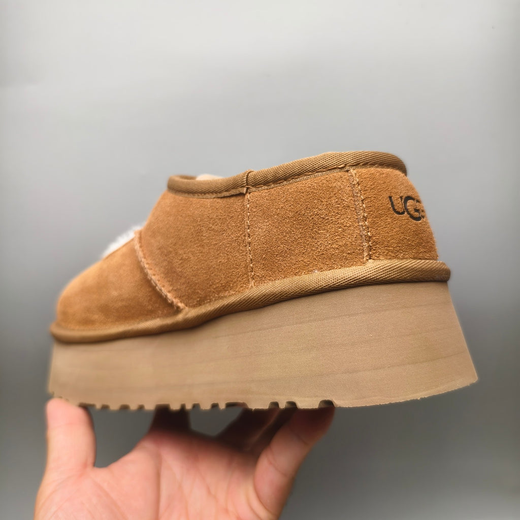 Chestnut Mary Jane Shoes | Chunky Platform Style – In Stock