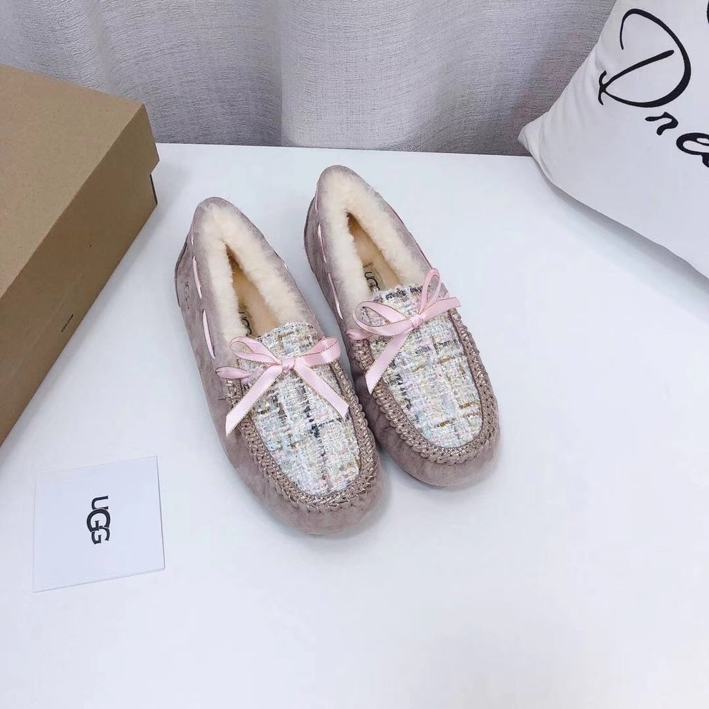 Dusty Pink Women's Driving Loafers | Elegant Chic Style
