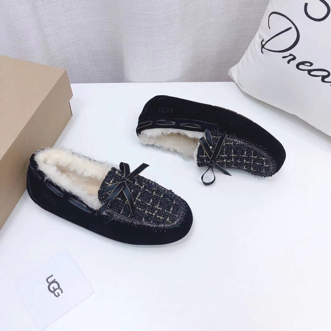 Black Women's Driving Loafers | Elegant Chic Style