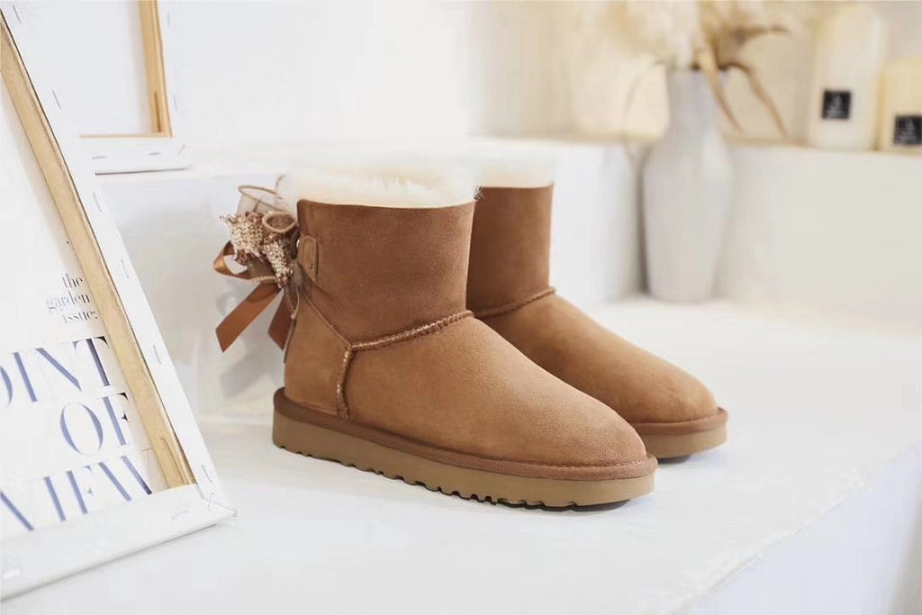 Chestnut Brown Snow Boots | Three-Way Styling – Model 6503