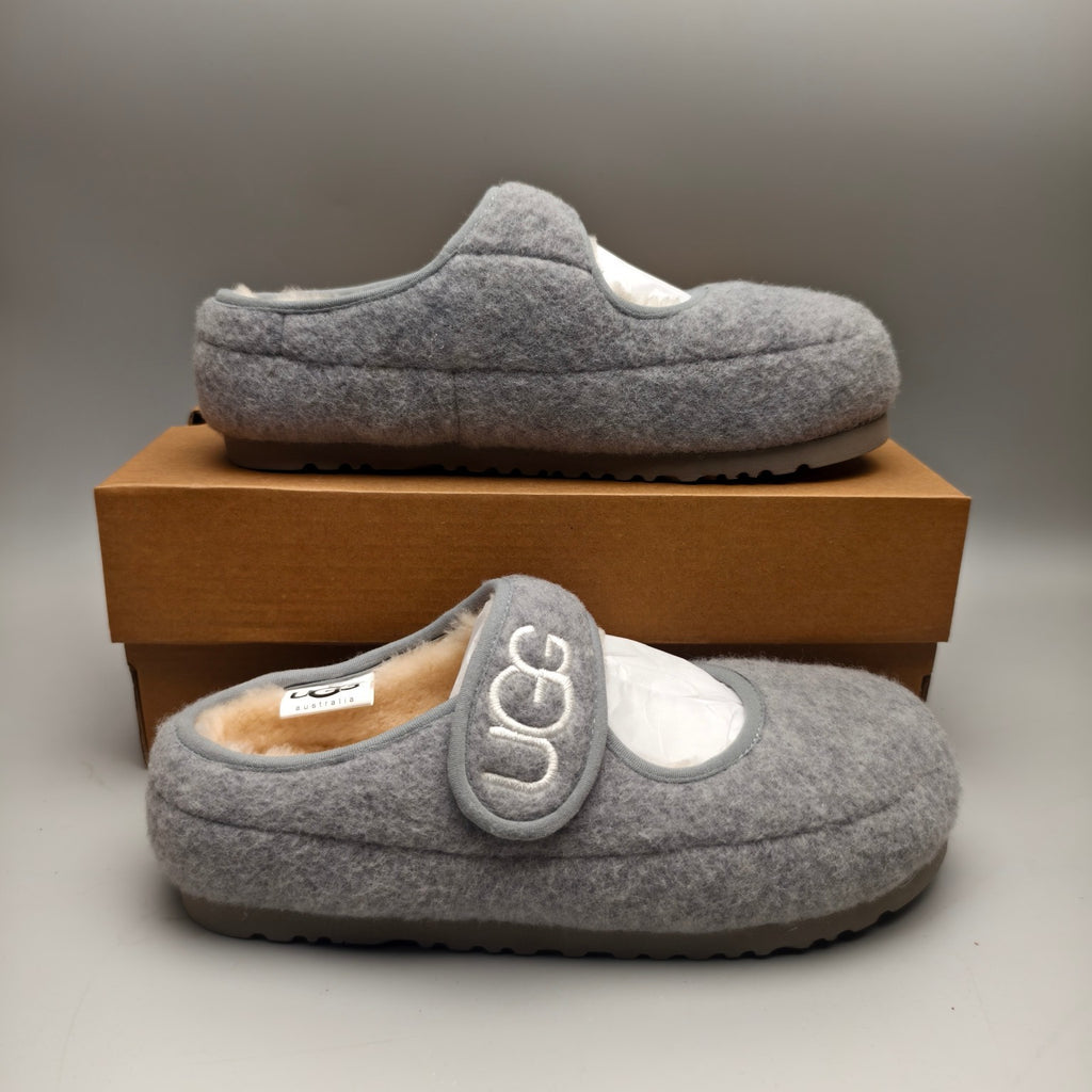 Grey Mary Jane Casual Shoes | Ultra-Light Design – In Stock