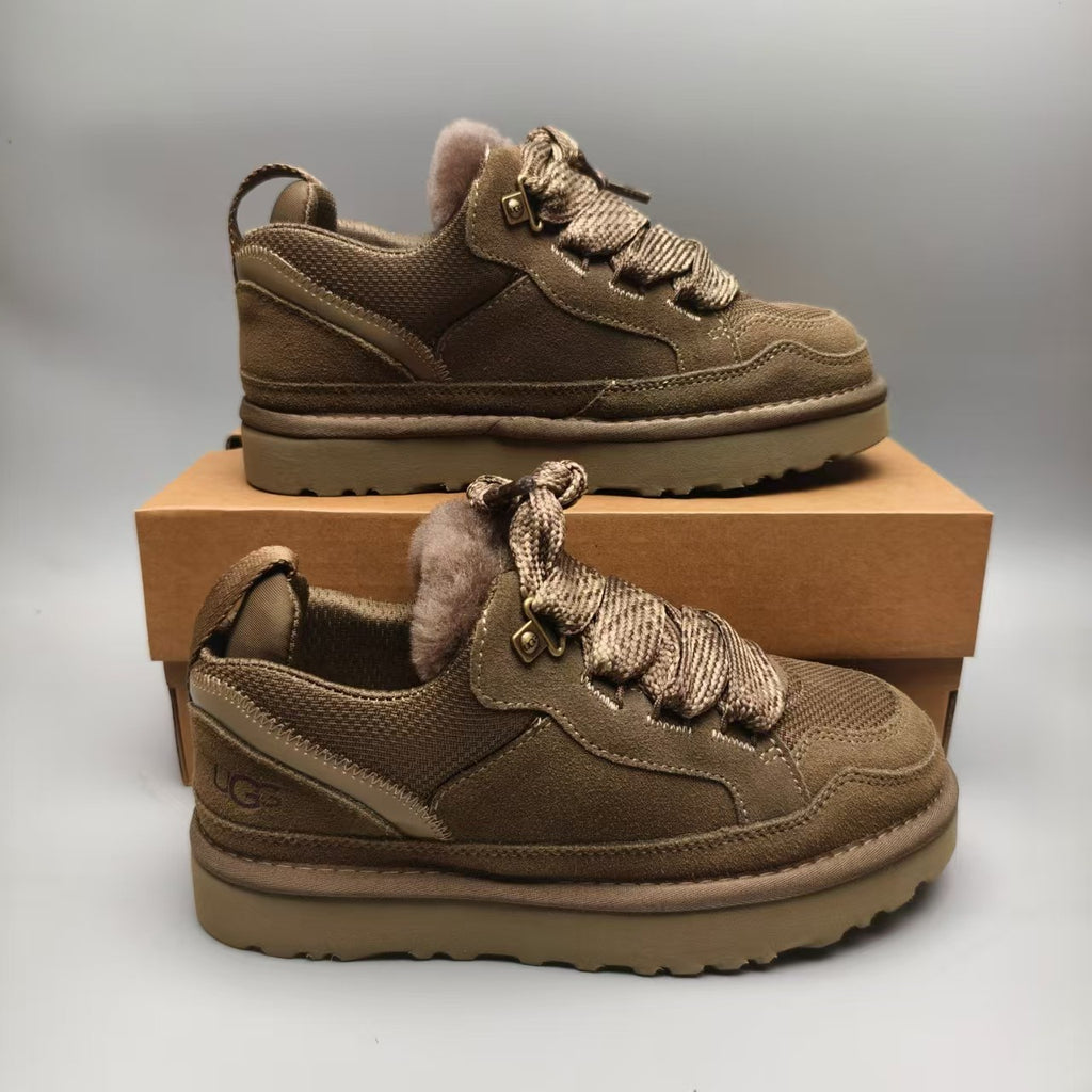 Walnut Unisex Casual Sneakers | Mesh Design – In Stock