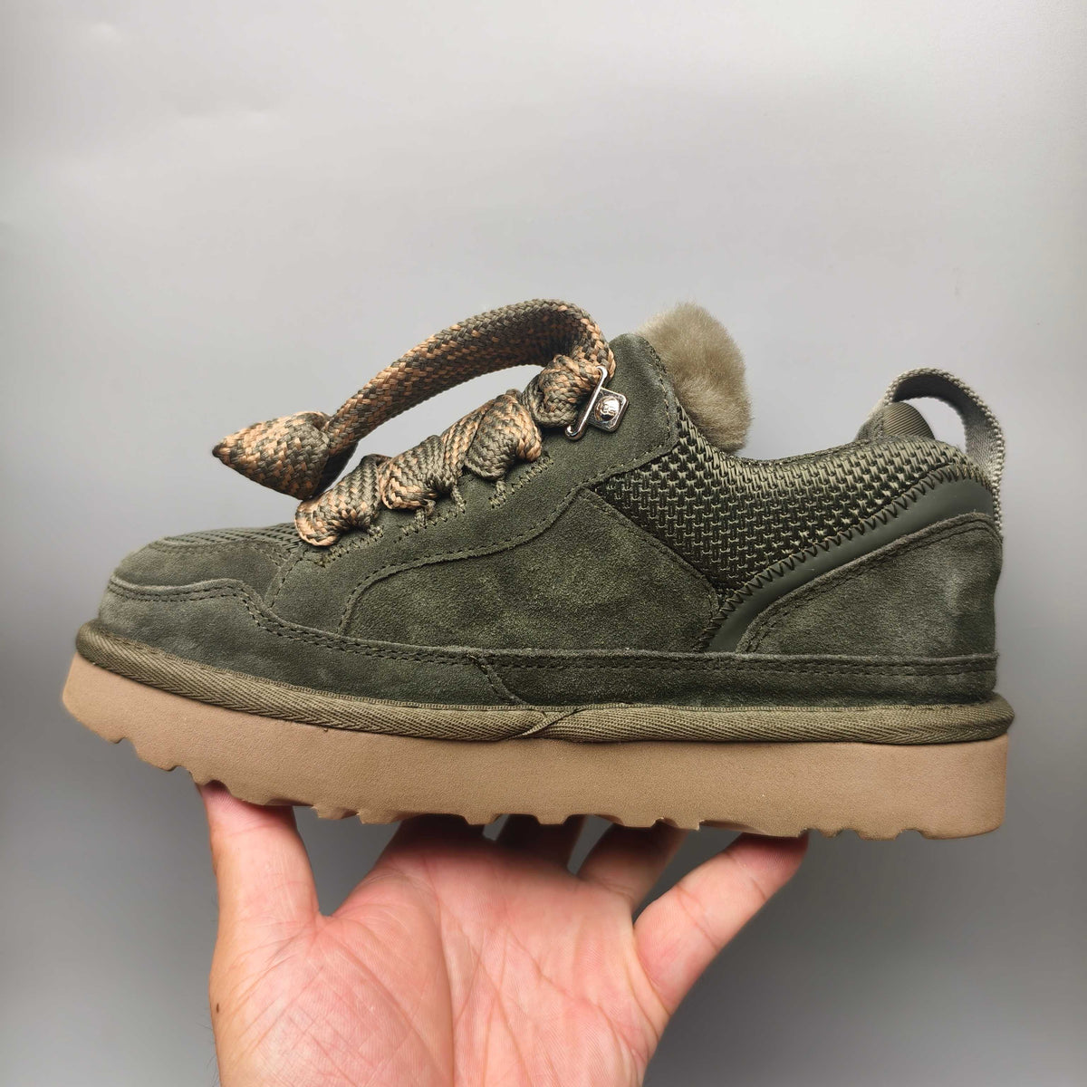Green Unisex Casual Sneakers | Mesh Design – In Stock
