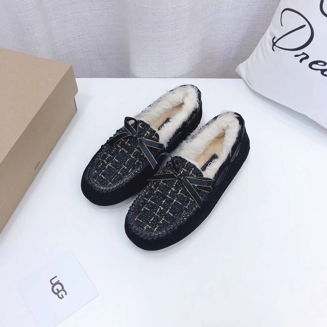 Black Women's Driving Loafers | Elegant Chic Style