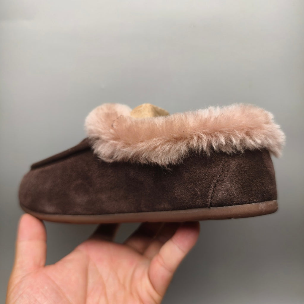 Chocolate Slip-On Casual House Shoes | In Stock