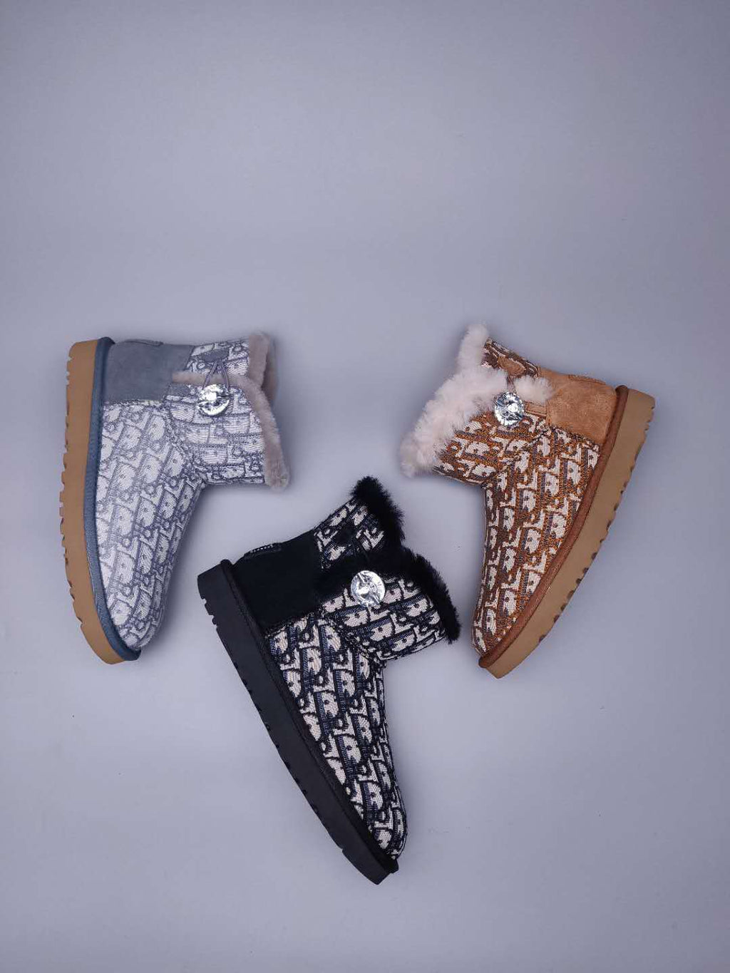 Black Fabric-Textured Shoes | Statement Style – In Stock