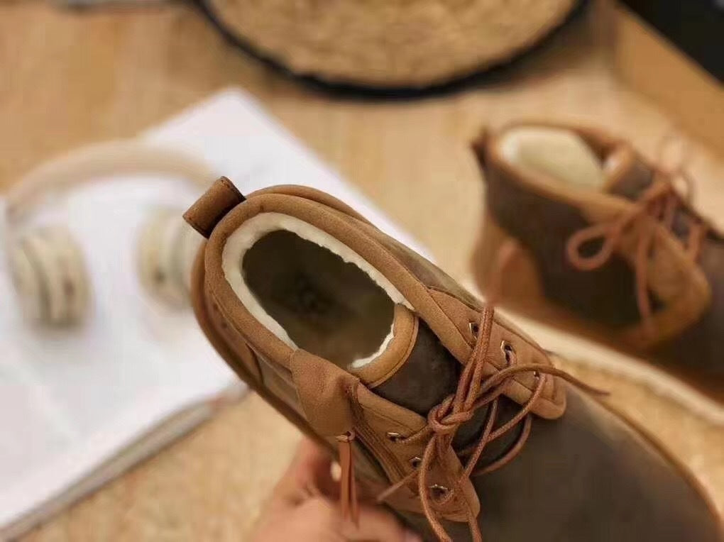 Chestnut Neum Zip-Up Shoes | Upgraded Edition