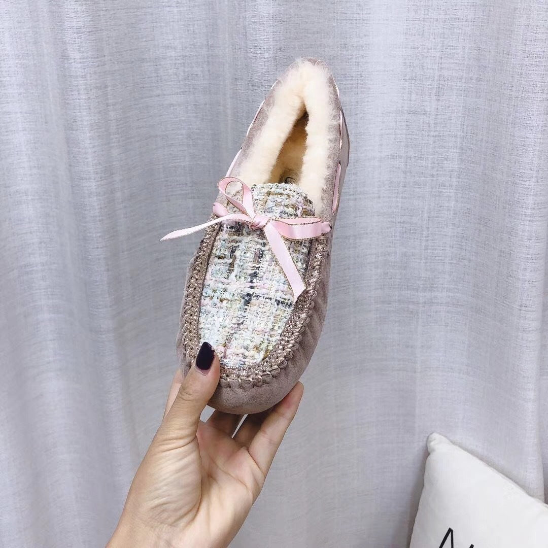 Dusty Pink Women's Driving Loafers | Elegant Chic Style