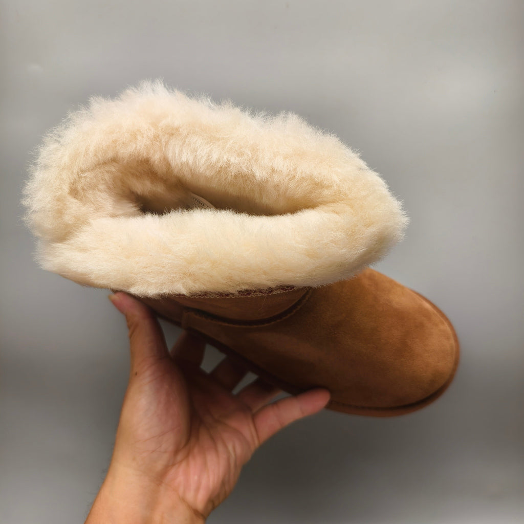 Chestnut Folk-Inspired Shoes | Back Buckle Strap – In Stock