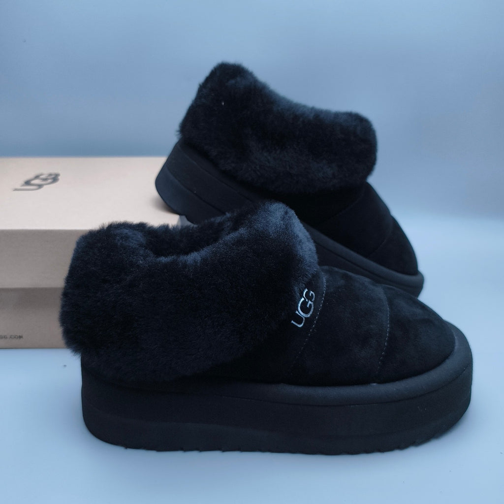 Black Platform Casual Shoes | Slip-On Style – In Stock