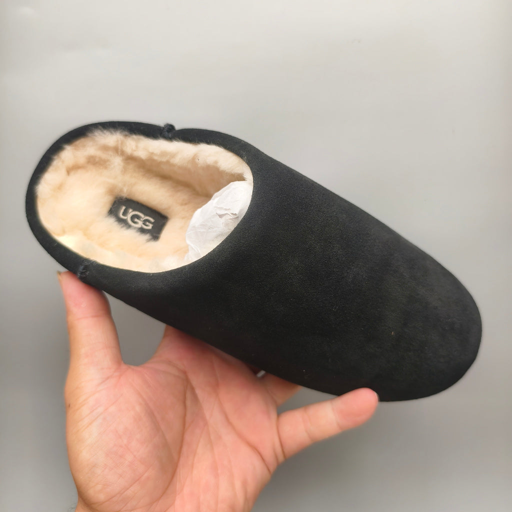 Black Slip-On Casual Home Shoes | In Stock