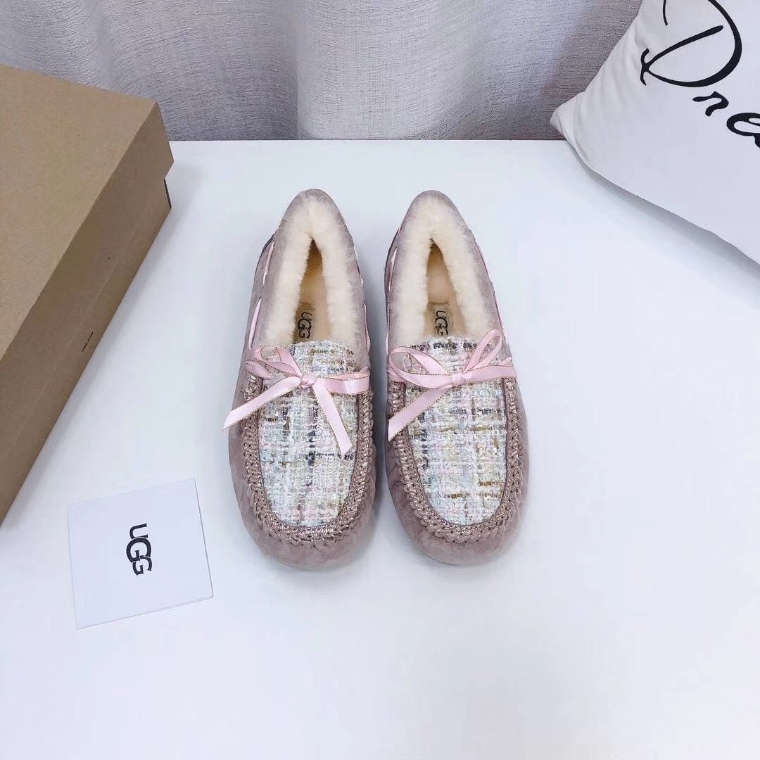 Dusty Pink Women's Driving Loafers | Elegant Chic Style