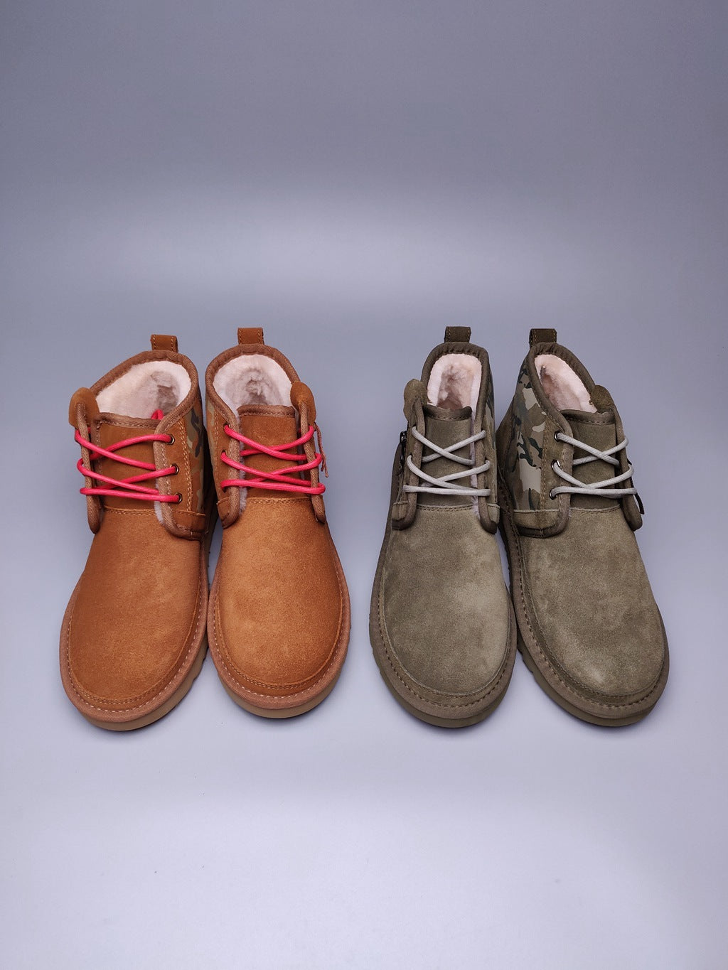 Army Green Men's Shoes | Colorblock Camo Style – In Stock