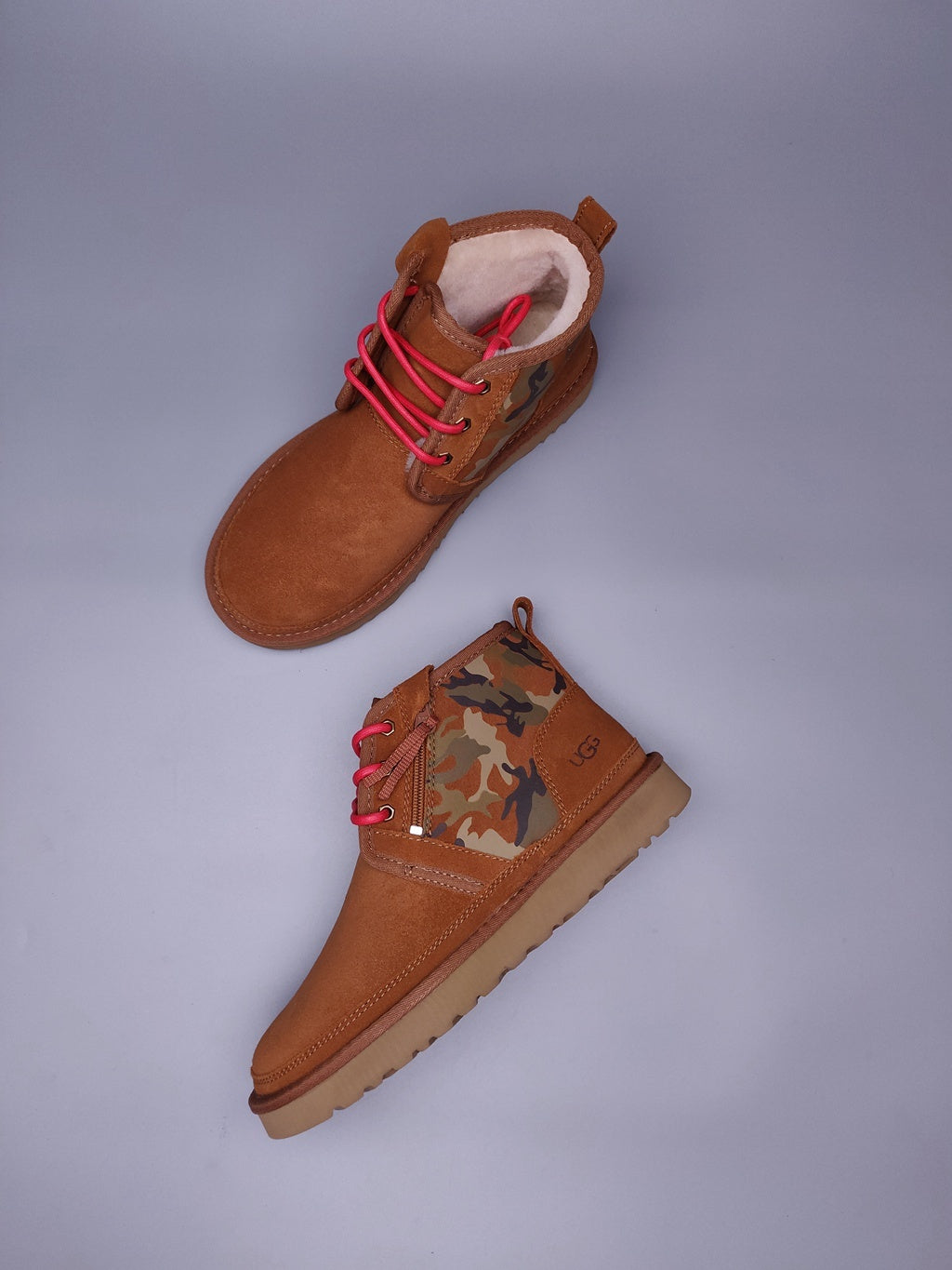 Chestnut Men's Shoes | Colorblock Camo Style – In Stock